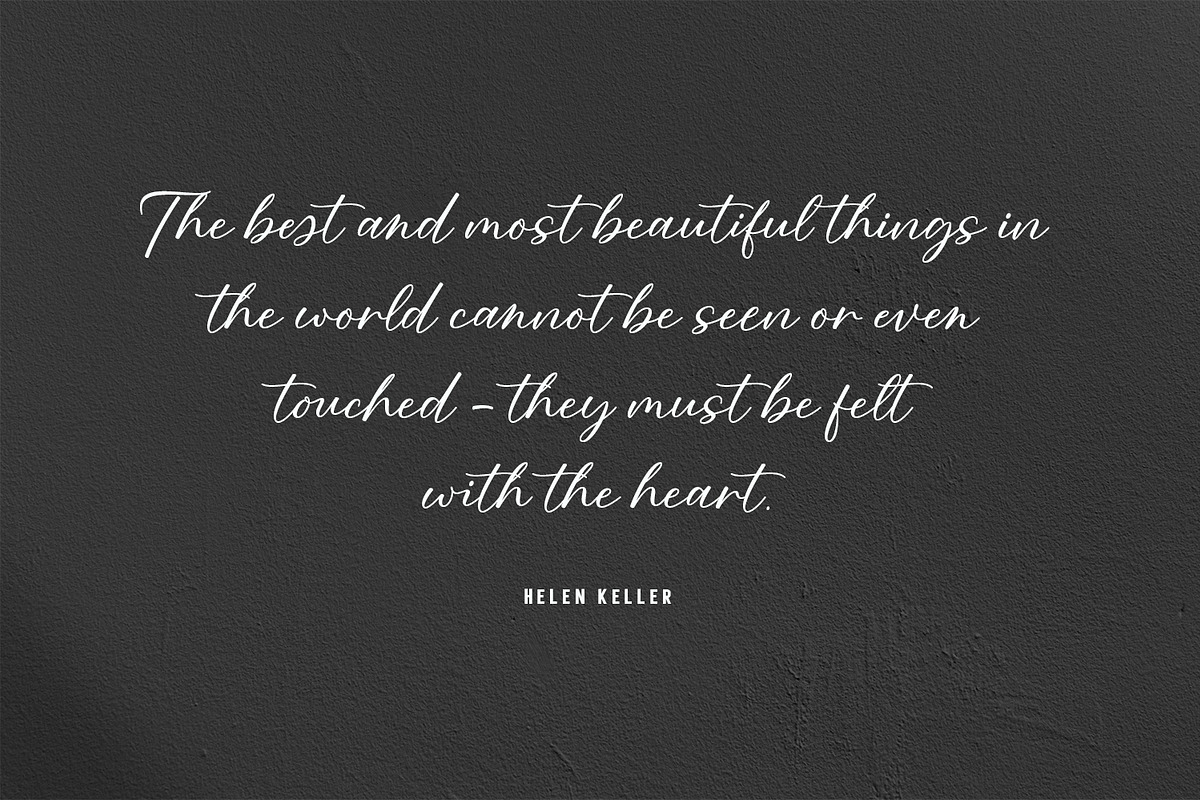 Angela Love Script & Sans, a Sans Serif Font by Fargun Studio (Photo 17 of 18)
