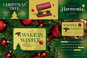 Christmas Winter Font Bundle, a Sans Serif Font by Vadovastd (Thumbnail 3 of 9)
