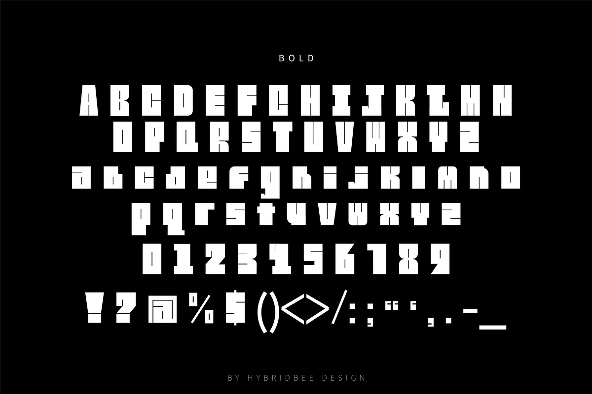 BLOCKTYPE – Bold Display Font, a Slab Serif Font by Hybridbee Design (Photo 7 of 10)