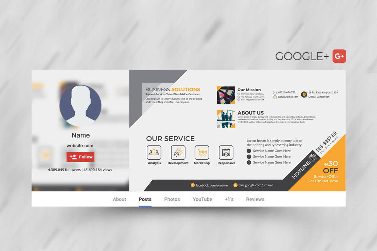 Business Social Media Covers, a Social Media Template by MRI STUDIO (Photo 6 of 7)