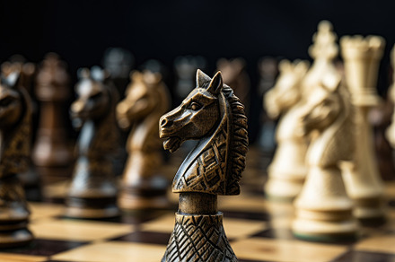 Chess board game concept of business, a Photo by Iftikhar Alam