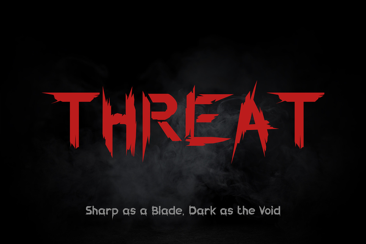 Threat - Grunge Brush Font, a Handwritten Font by OWPictures (Photo 1 of 10)