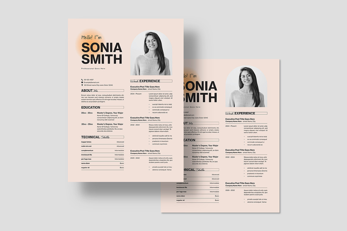 Resume Template preview 5