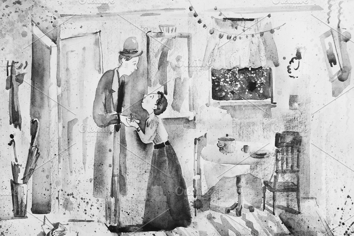 Winter mood, an Illustration by Elizaveta (Photo 4 of 4)