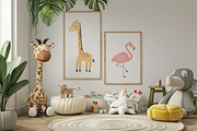 Cute tropical animals set, an Animal Illustration by JulyGart (Thumbnail 4 of 6)