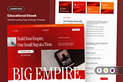 Hamilton - Educational Ebook Landing, a Landing Page Template by twinstd (Thumbnail 1 of 5)
