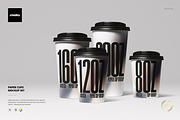 Paper Cups Mockup Set, a Packaging Mockup by Creatsy (Thumbnail 1 of 11)