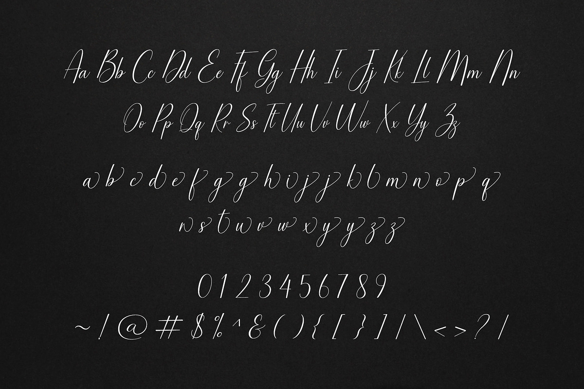 Janetta, a Script Font by Artkenza (Photo 5 of 7)
