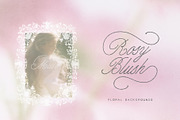 Rosy Blush - Floral Backgrounds, a Texture Graphic by lerinartstudio (Thumbnail 1 of 14)