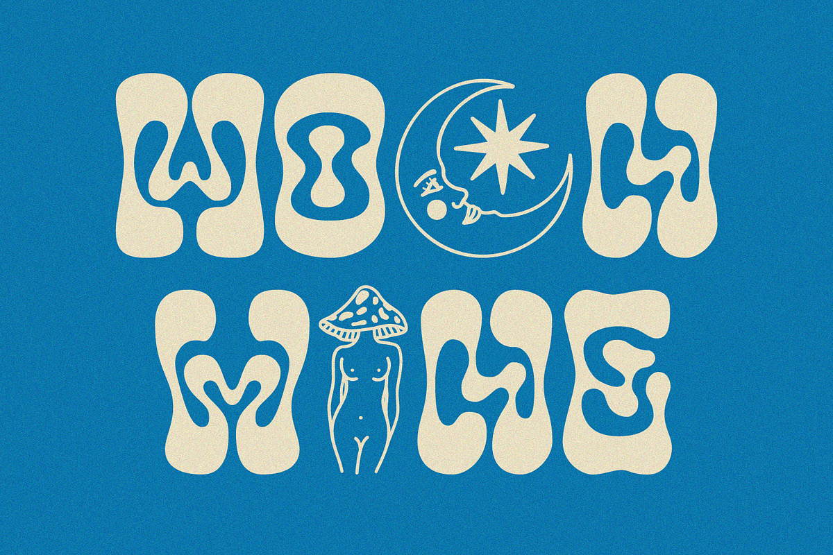 Smile Power | Psychedelic Font, a Font by Ef Studio (Photo 9 of 10)
