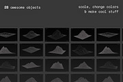 GEO_TERRAIN2 Vector Pack, a Background Graphic by codetoform (Thumbnail 2 of 14)