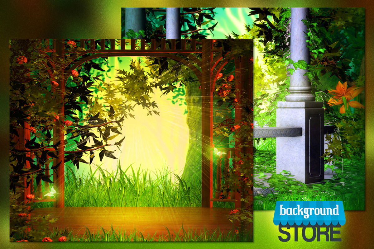 Magic Garden Background preview 3