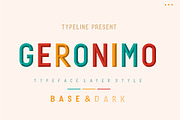 Geronimo Typeface Layer, a Sans Serif Font by typeline studio (Thumbnail 1 of 8)