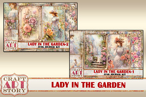 Ladies Garden-2 Junk Journal Kit