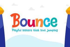 Bounce Font, a Script Font by OWPictures