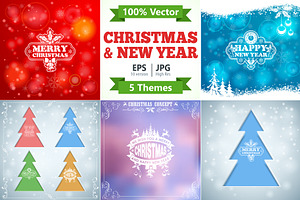 Christmas and New Year, a Decorative Illustration by TAlex