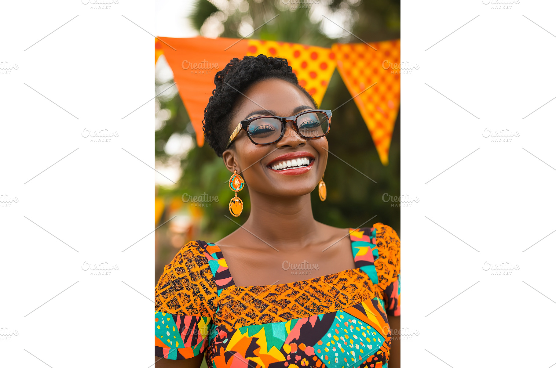 Smiling African American female in, a Person Photo by Lermont51