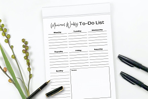 Weekly To Do List Printable Planner