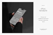 iPhone 16 Pro in Hand Mockups PSD, an iPhone Mockup by Feel This (Thumbnail 2 of 4)