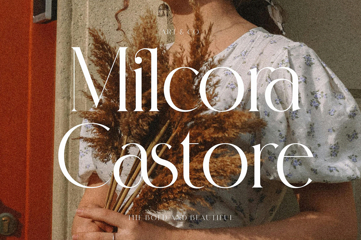 Muilran elegant Ligature Serif, a Serif Font by Alfinart (Photo 6 of 8)