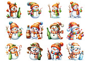 Funny Snowman Sublimation, an Illustration by Design Market (Thumbnail 2 of 4)