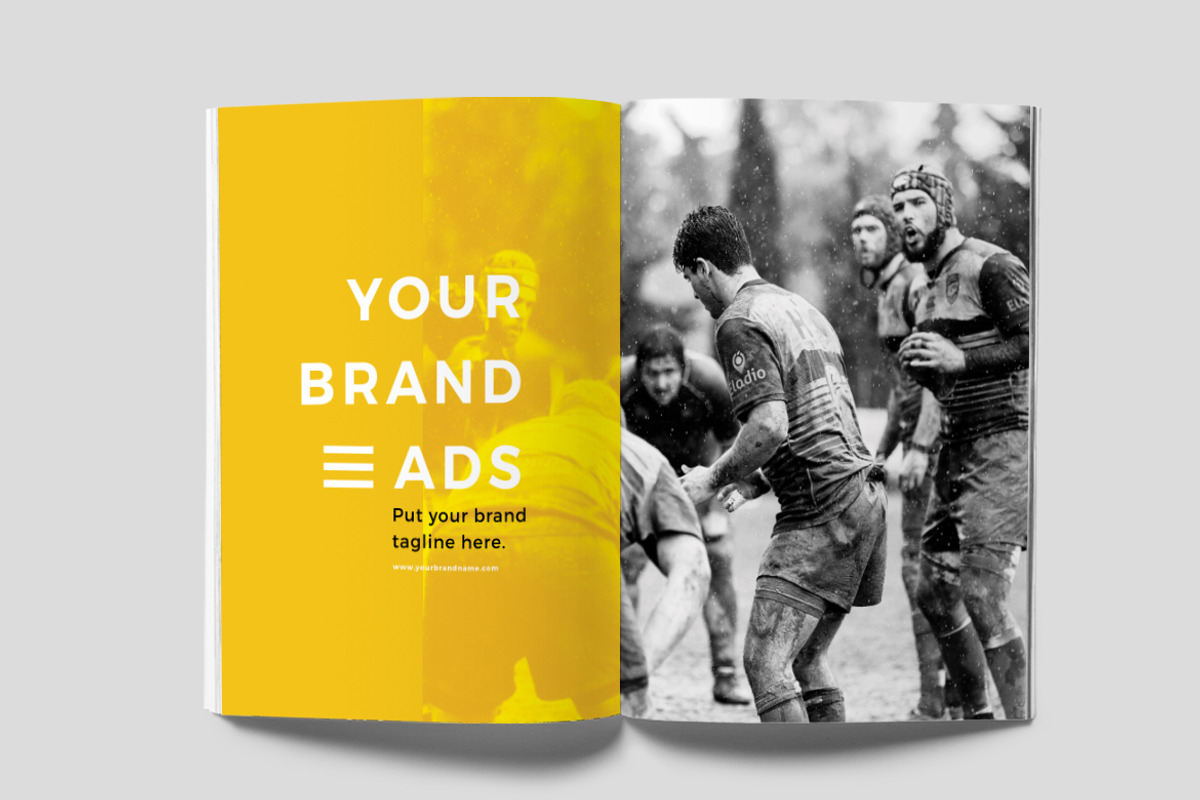 Sports Magazine, a Magazine Template by rubirubiko (Photo 4 of 9)