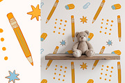 Back to School clipart patterns, an Education Illustration by Carpet Tapete Pretzel (Thumbnail 8 of 18)