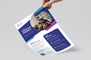Purple Business Creative Flyer, a Flyer Template by rivatxfz (Thumbnail 3 of 3)
