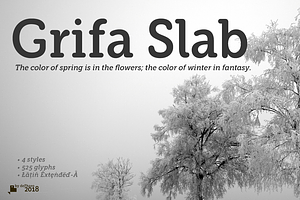 Grifa Rounded & Slab -4 Fonts-