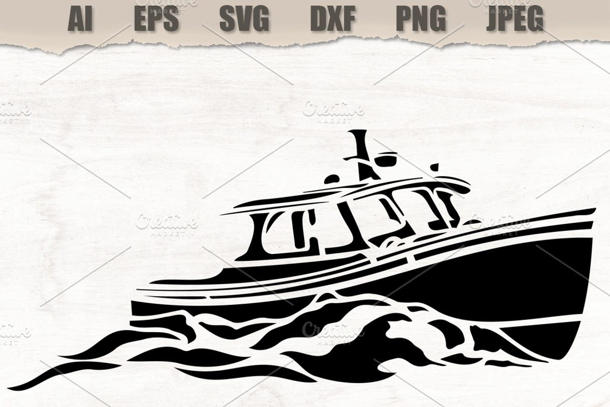 Stencil Boat, a Technology Illustration by MARYCRAFTIRIA (Photo 1 of 3)