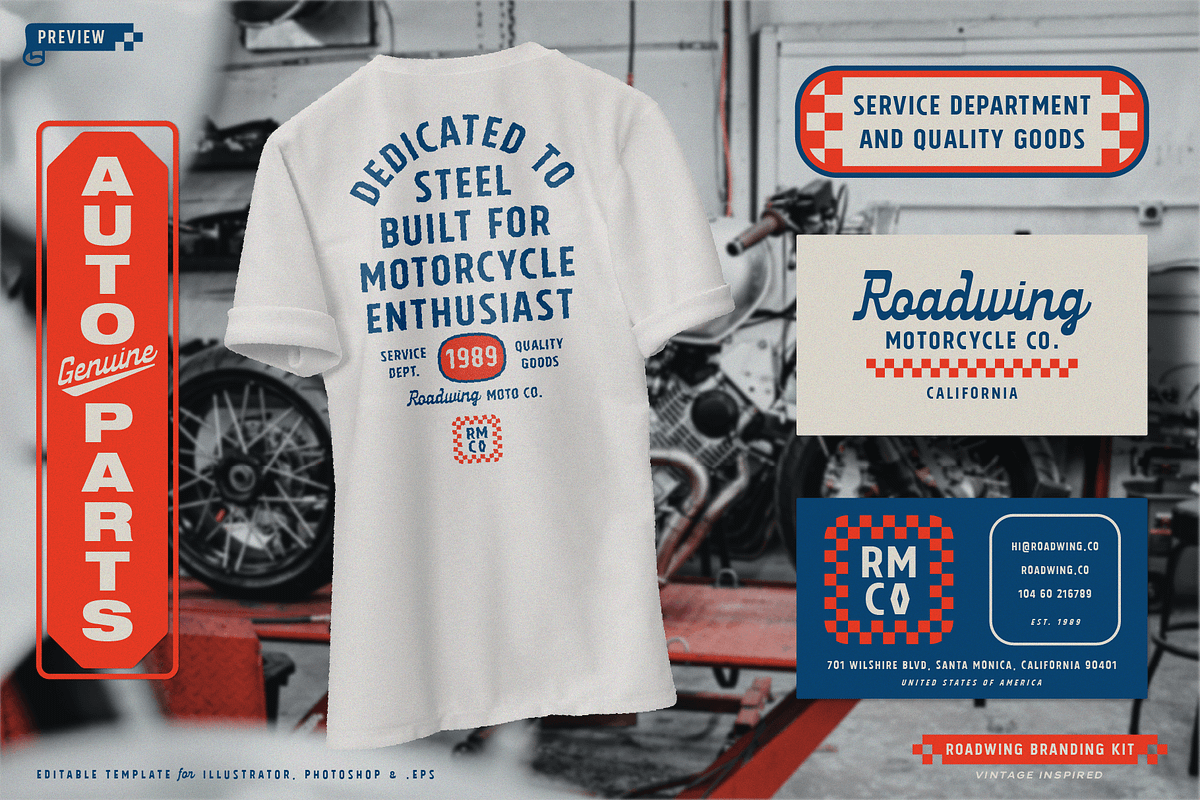 Roadwing Branding Kit, a Branding & Logo Template by Refolve Design (Photo 3 of 25)