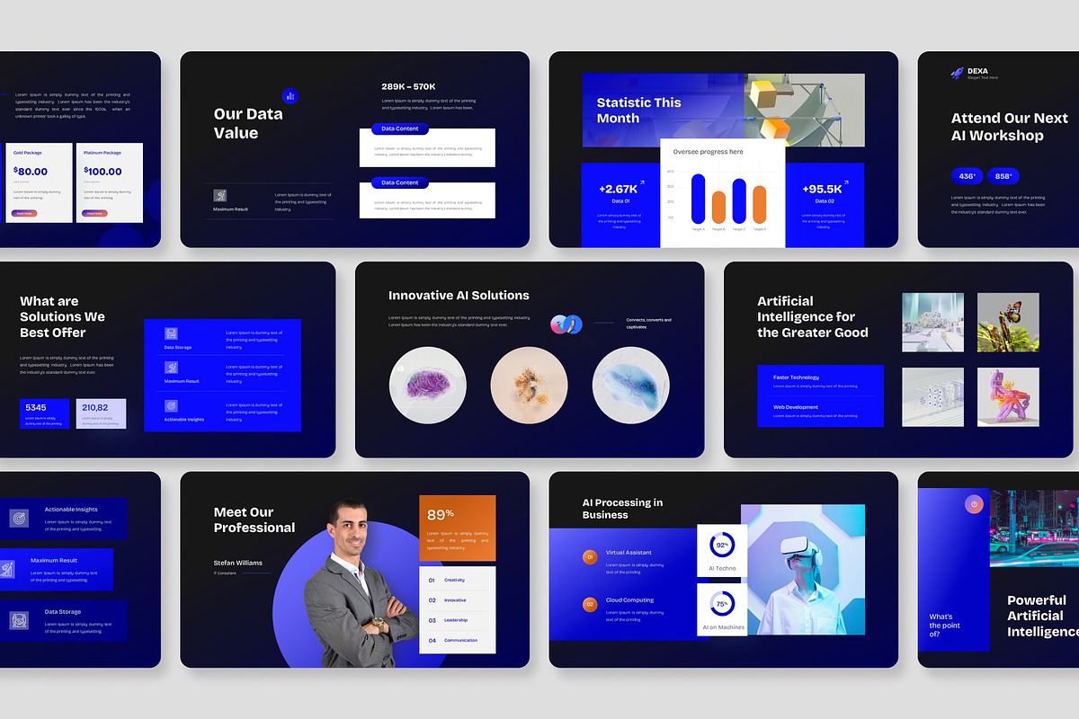 Dexa - AI Technology PowerPoint preview 3