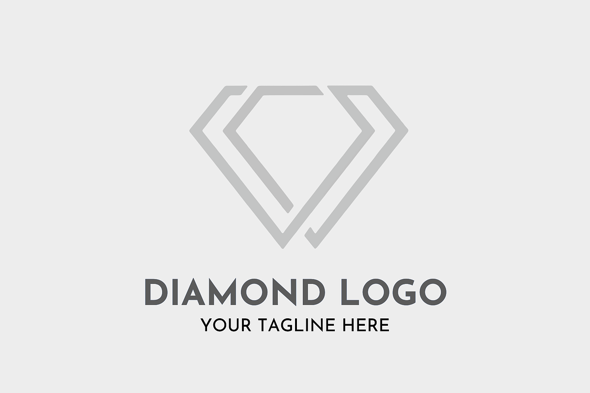 Diamond Logo Design Luxury Crystal, a Branding & Logo Template by Megafox Studio (Photo 2 of 2)