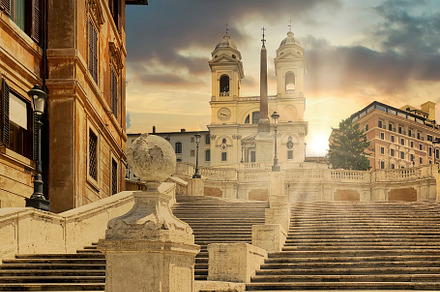 The Spanish Steps in Rome, a Holiday Photo by rarrarorro