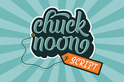 Chuck Noon Script, a Script Font by Twicolabs Fontdation (Thumbnail 1 of 13)