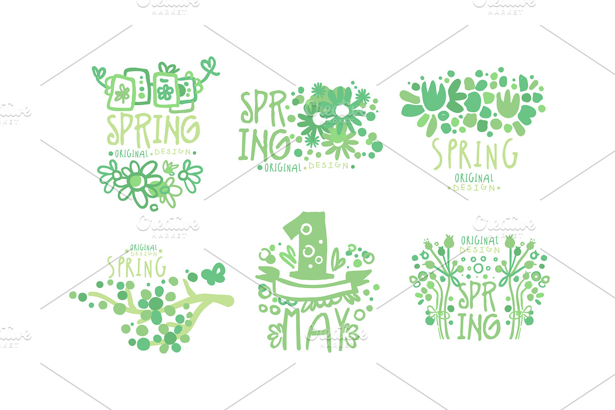 Spring Logo Original Design, an Object Illustration by TopVectors