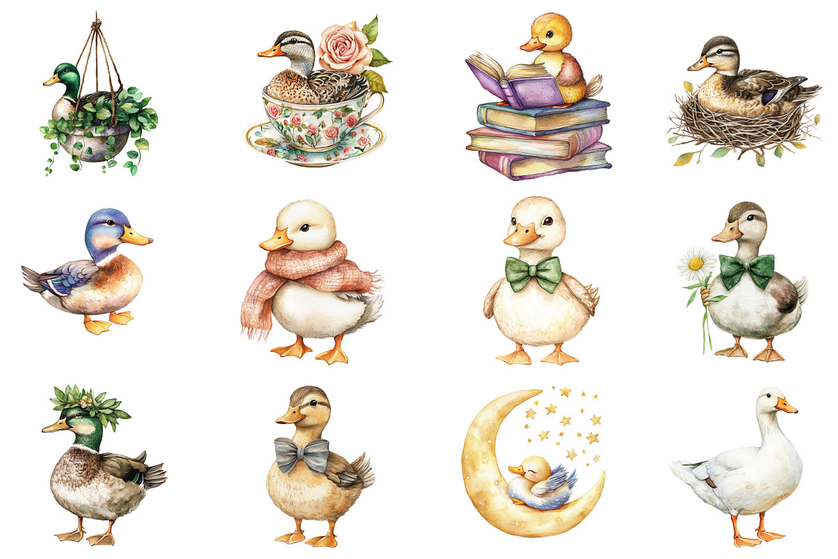 Silly Goose Clipart, an Illustration by CitraGraphics (Photo 3 of 5)