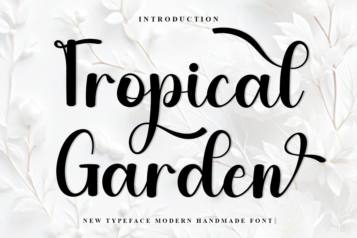 Tropical Garden, a Handwritten Font by FreshTypeINK (Photo 1 of 8)