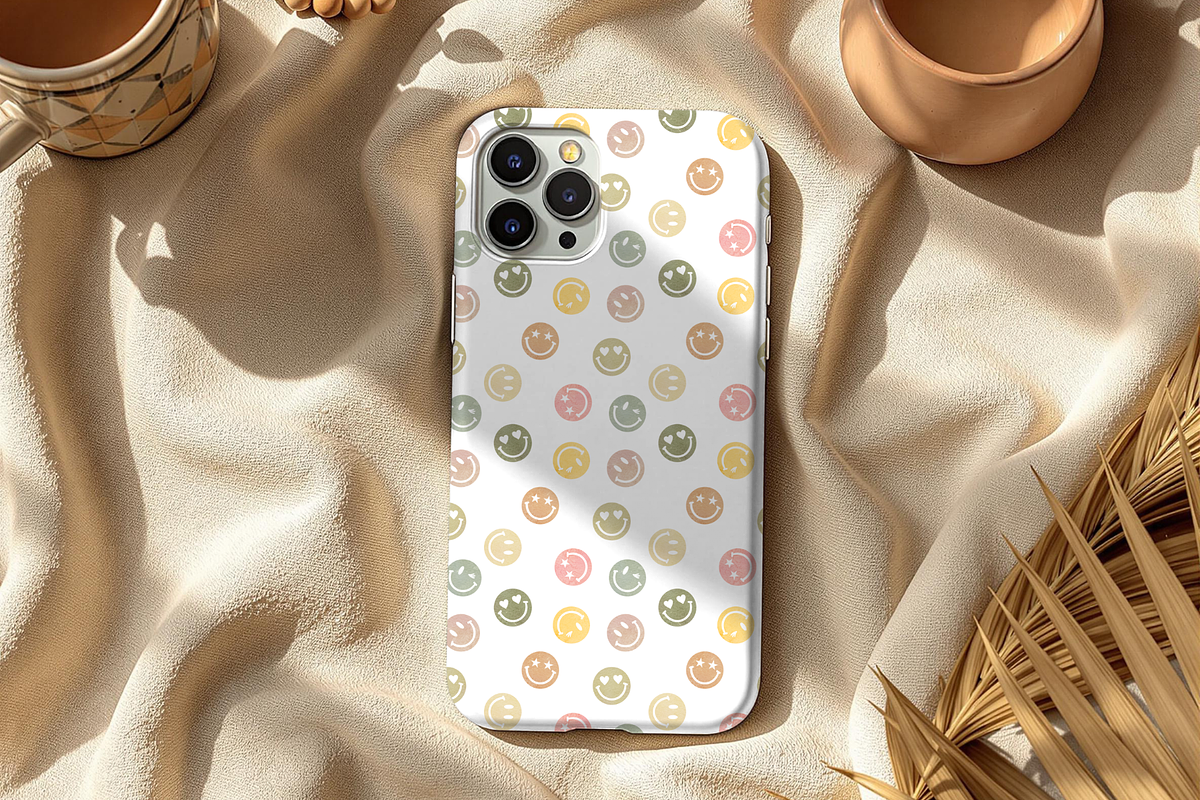 Retro Smiles Seamless Pattern, a Pattern Graphic by OwlAndFern (Photo 14 of 17)