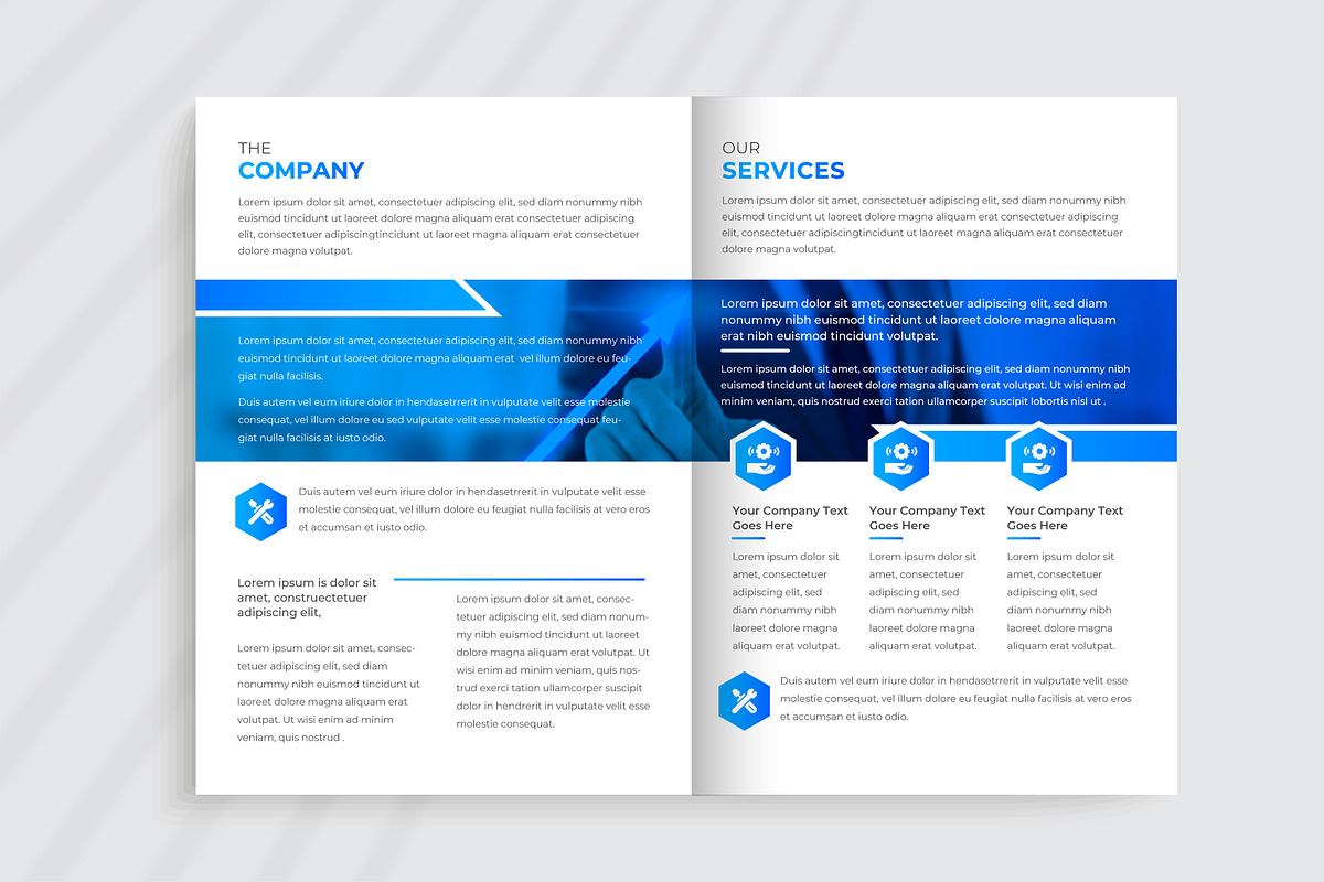 Company Profile Template Design, a Brochure Template by pixelcreatx (Photo 5 of 6)