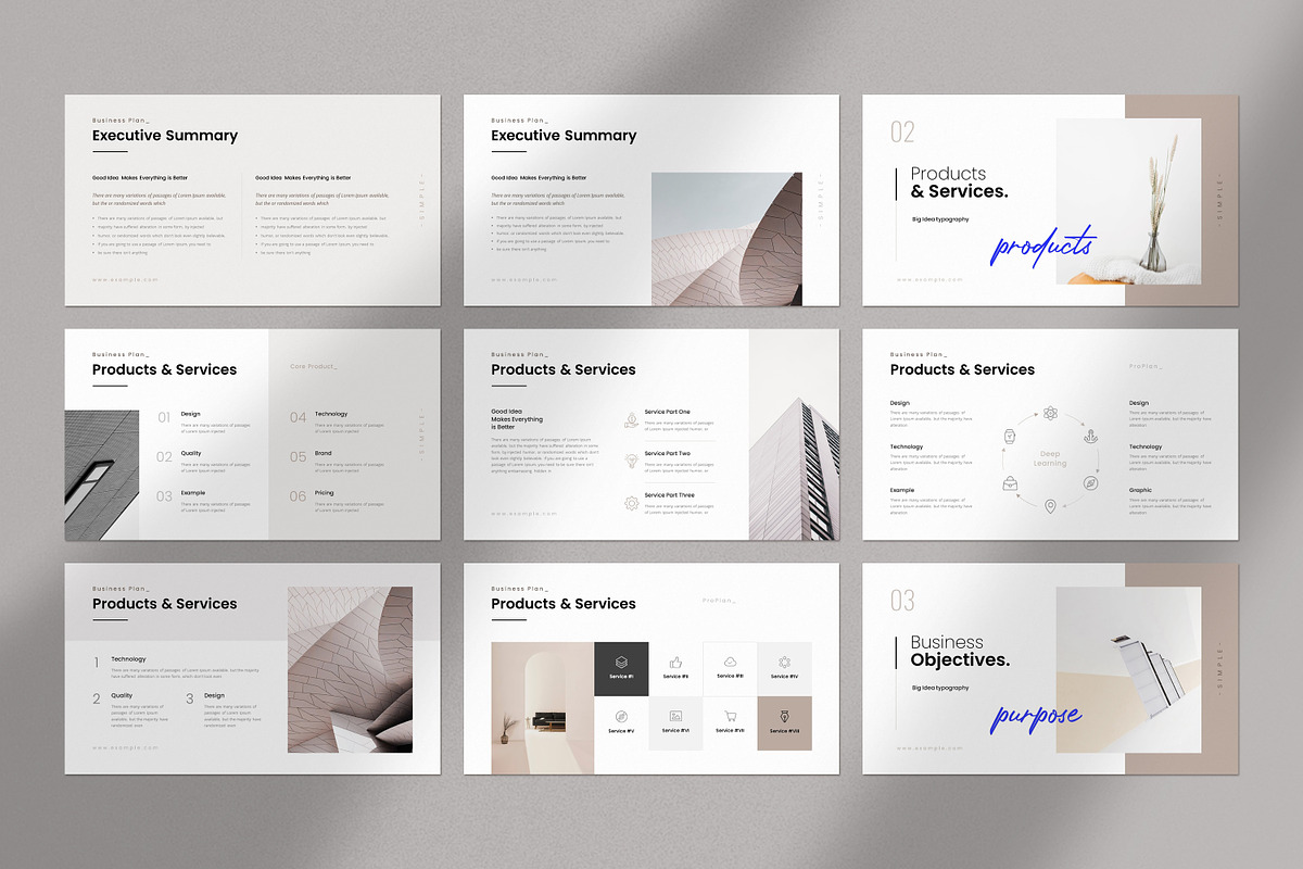 Business Plan PowerPoint Template, a Presentation Template by GoldenPixelStudio (Photo 8 of 27)