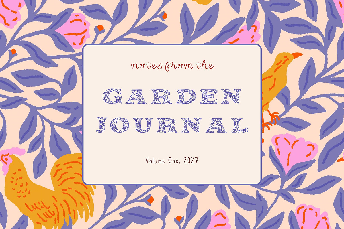 Renaissance Garden Patterns & Fonts, a Pattern Graphic by Liz Kohler Brown (Photo 15 of 16)