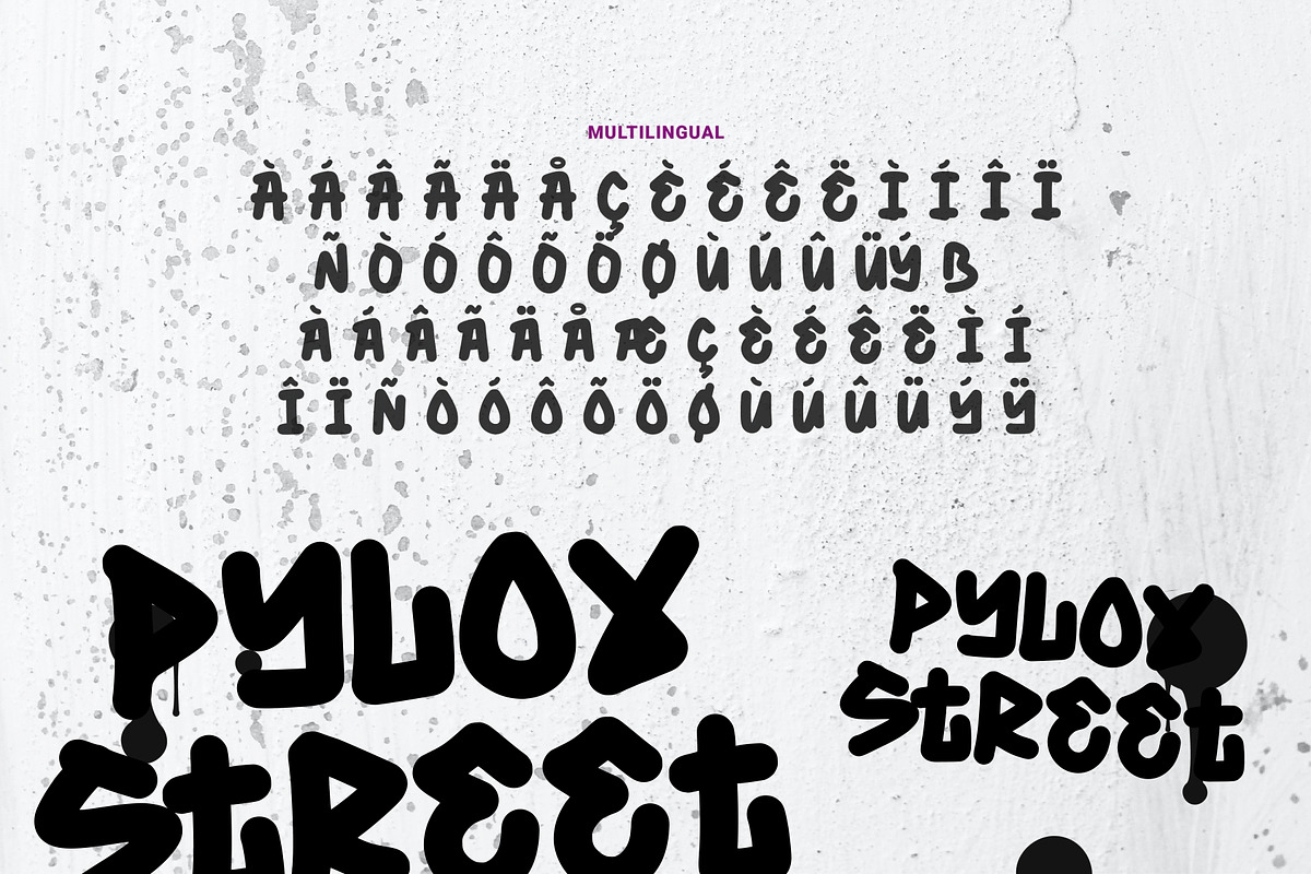 Pylox Street - Bold Graffiti Font, a Font by Garisman Std (Photo 10 of 11)