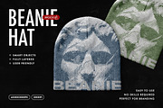 Beanie Hat Mockup, a Product Mockup by Design Squad (Thumbnail 1 of 4)
