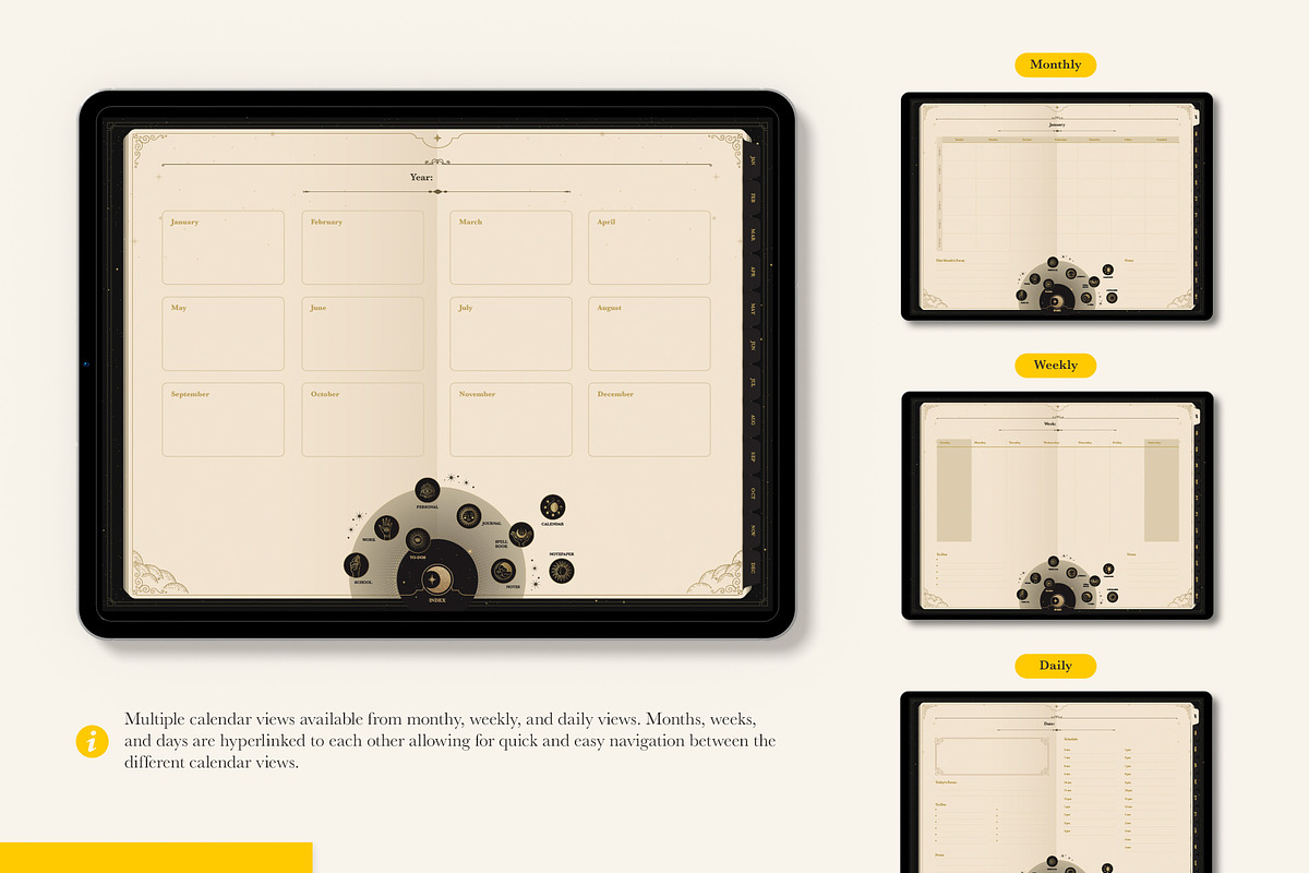 Life+ Arcane Undated Planner, a Presentation Template by Bichin (Photo 3 of 10)