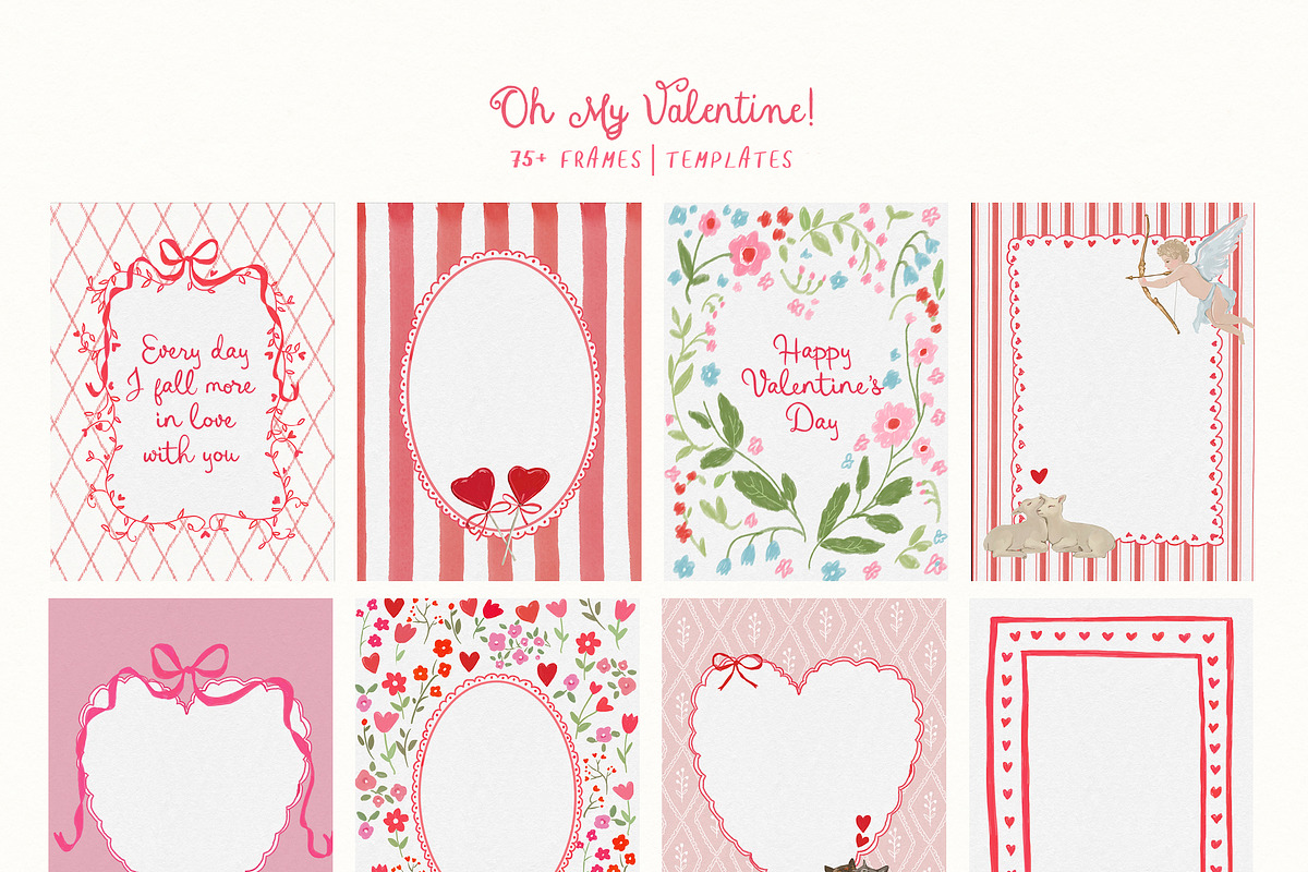 Cottagecore PNG Frames, Illustration, a Decorative Illustration by whiteheartdesign (Photo 38 of 57)