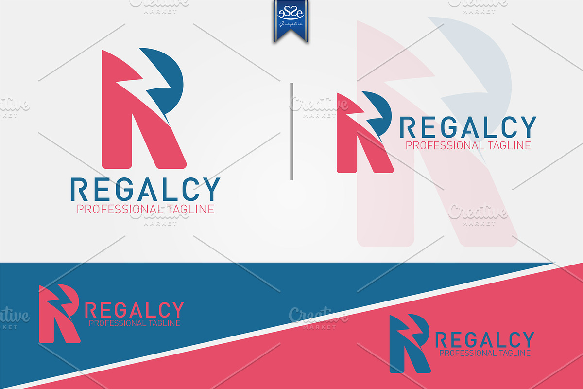 Lightning Letter R Logo, a Branding & Logo Template by essegraphic (Photo 1 of 6)