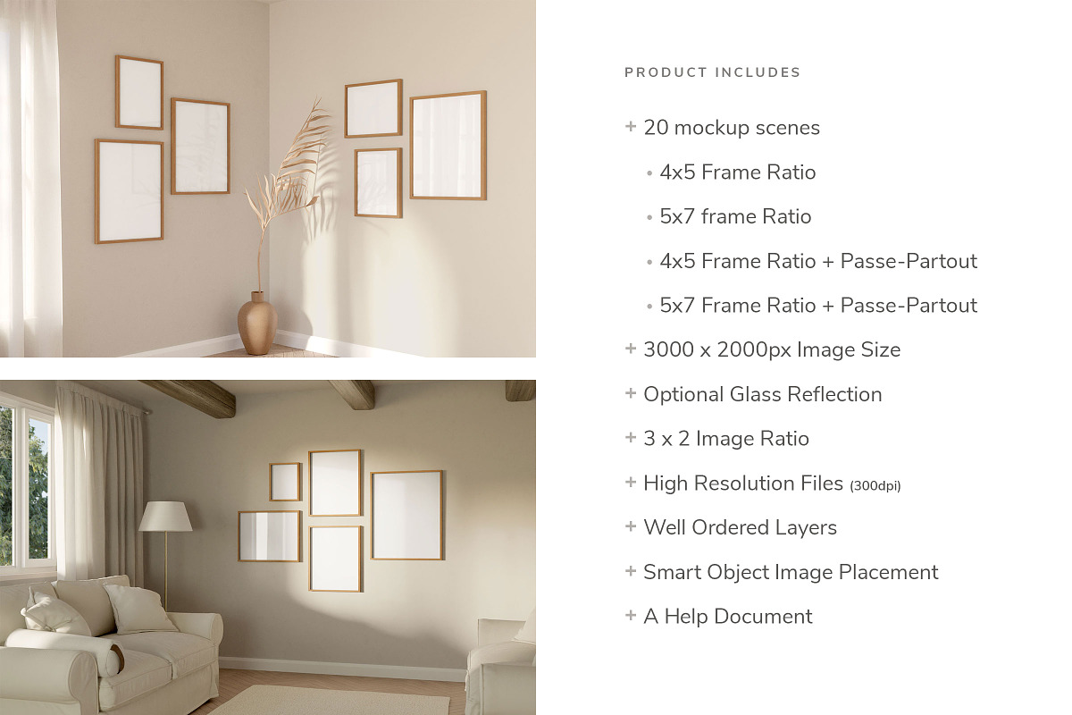 Frame Mockup Scene Collection, a Household Mockup by Ruben Stom (Photo 5 of 17)
