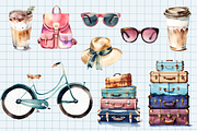 Travel cliparts set 30 PNG, an Illustration by Illustrator Space (Thumbnail 6 of 7)