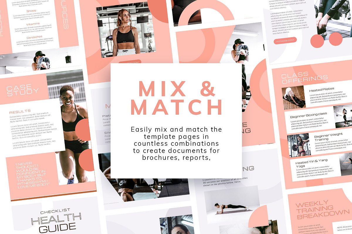 Fitness eBook Canva Template, a Magazine Template by Cultive Creative (Photo 7 of 9)